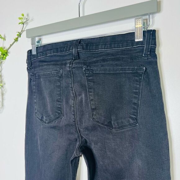 J Brand Mid Rise Rail Jeans Graphite Black - Picture 8 of 15